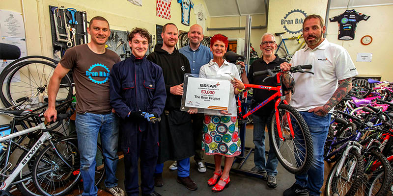 Essar donation for head injury and supportive workplace charities