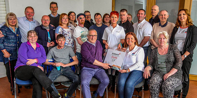 Essar donation for head injury and supportive workplace charities