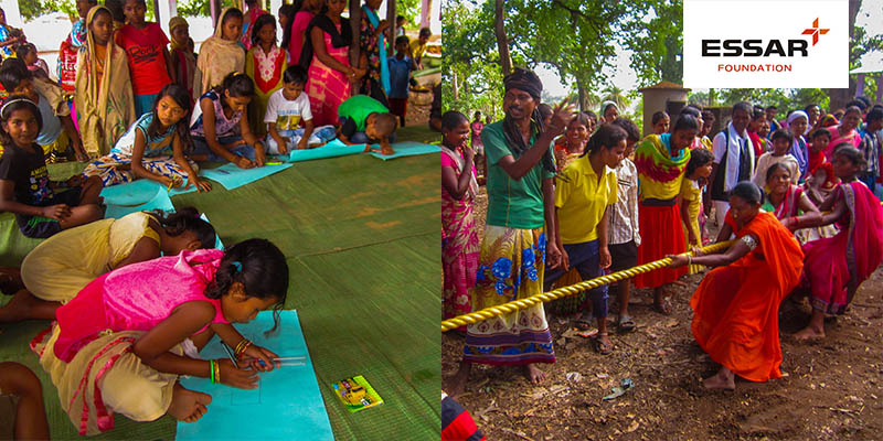 Essar Foundation organised rural sports tournament at Palnar Chhattisgarh