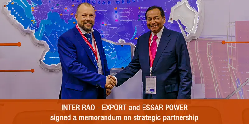 INTER-RAO-EXPORT-and-Essar-Power-signed-a-memorandum-on-strategic-partnership