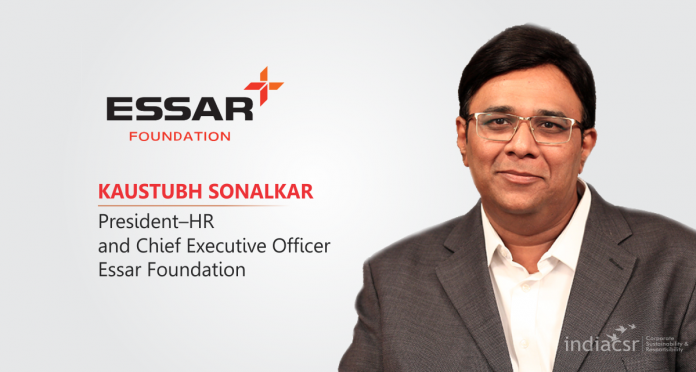 President-HR-and-CEO-of-Essar-Foundation-Kaushtubh-Sonalkar-CSR-of-Essar-Group-in-India-1
