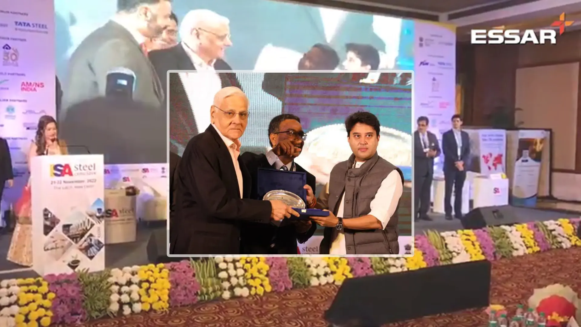 20221122-J-Mehra-Lifetime-Achievement-Award-ISA-Steel-Conclave