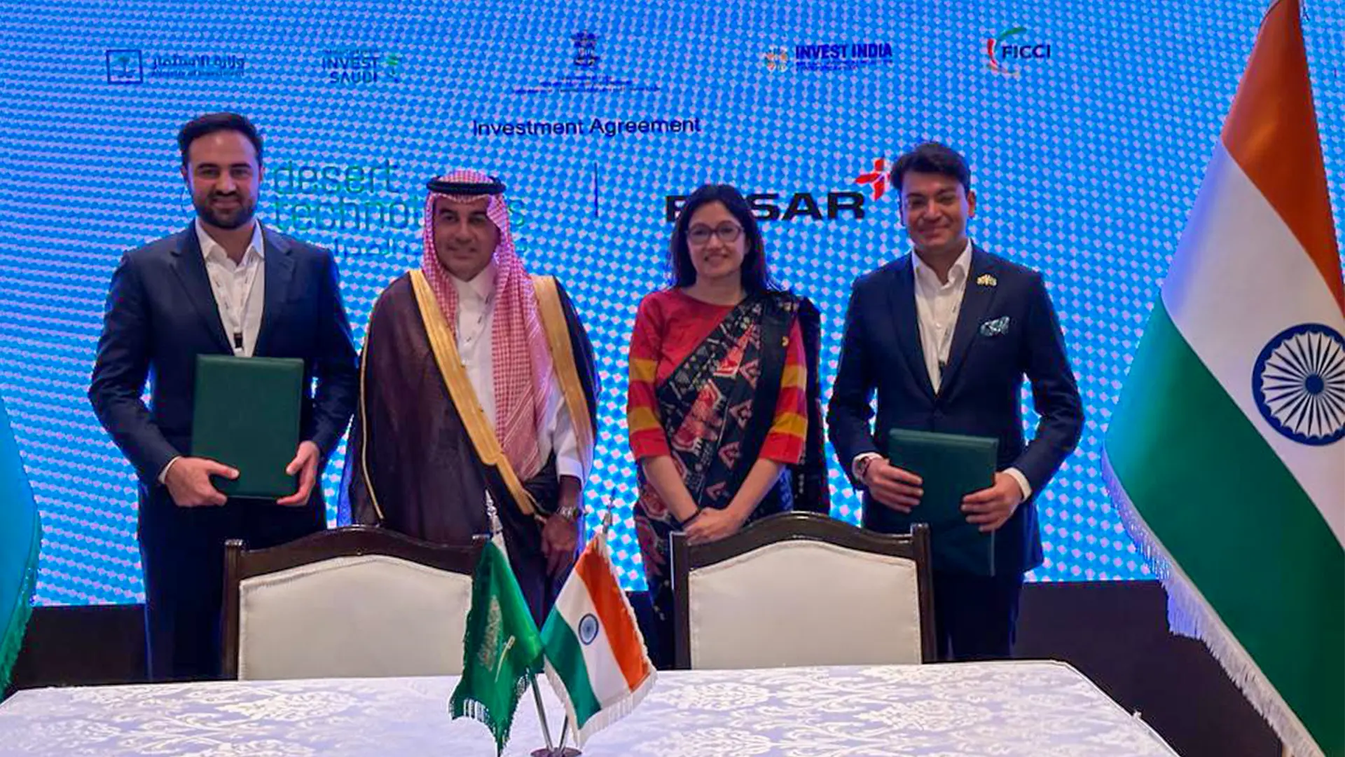 Essar Group and Desert Technologies sign MOU for developing renewable energy solutions for Essar’s KSA Green Steel Arabia Project