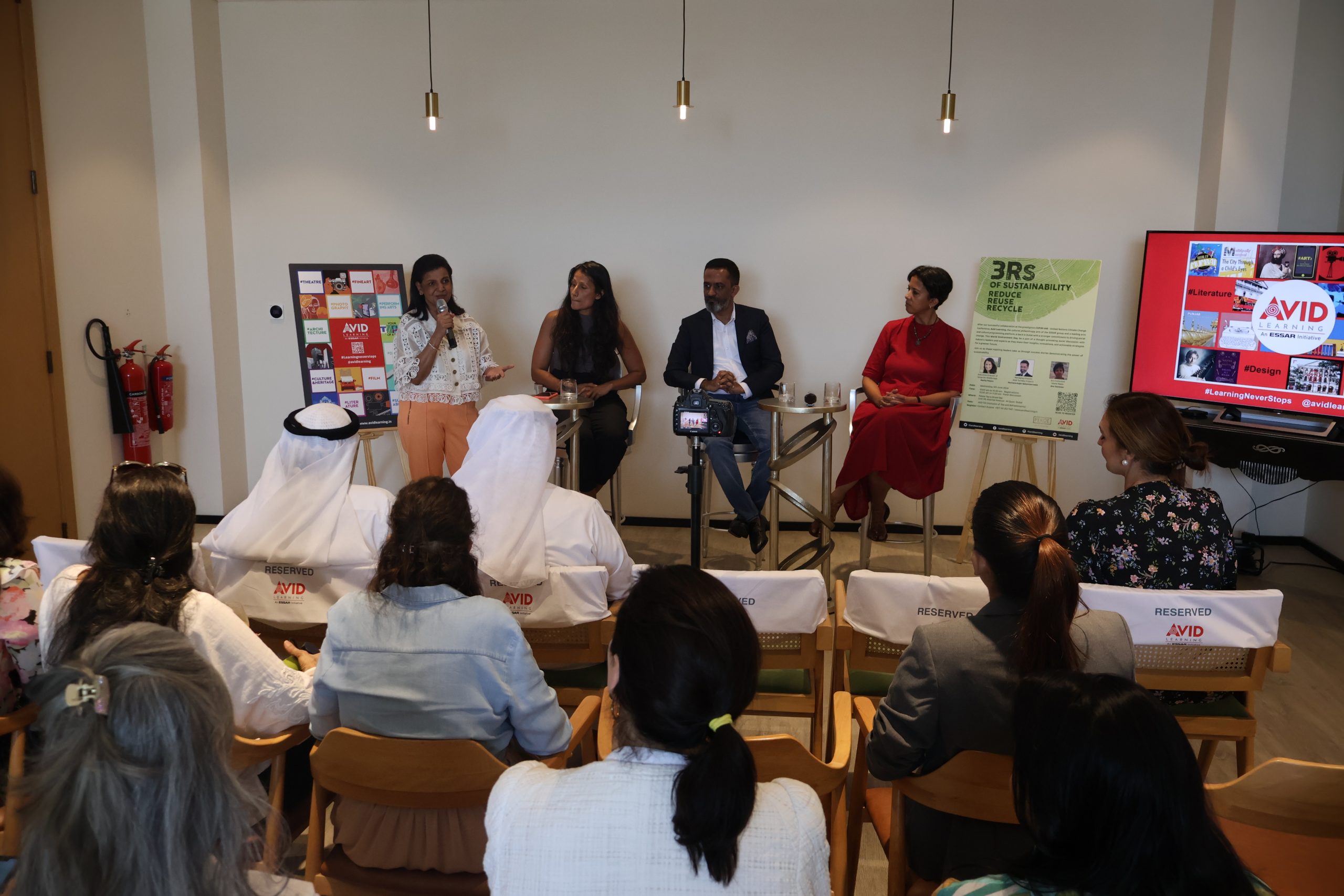Avid Learning, expanding into the UAE to advance cultural exchanges, celebrated World Environment Day with the “3Rs of Sustainability,” an insightful panel discussion in Dubai.