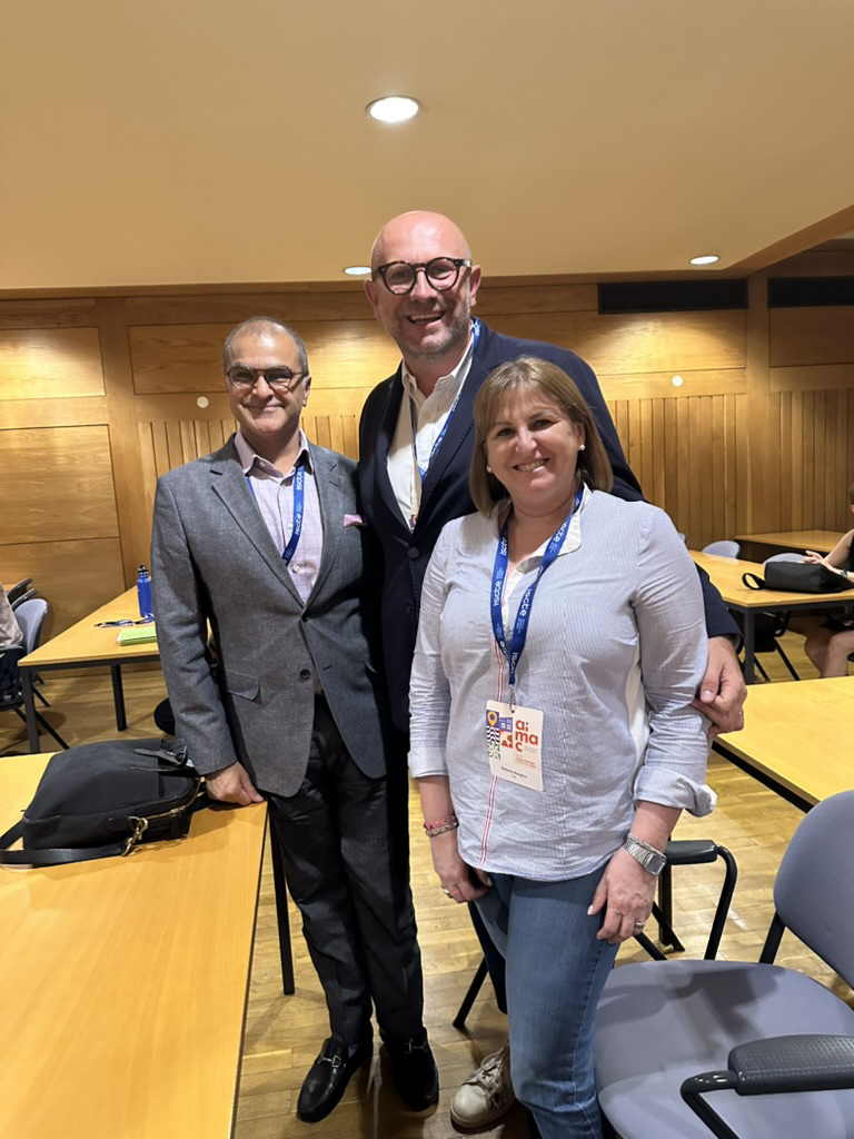 Asad Lalljee with Andrea Rurale, Lecturer, Department of Marketing, Università Bocconi & Stefania Borghini Associate Professor, Università Bocconi.