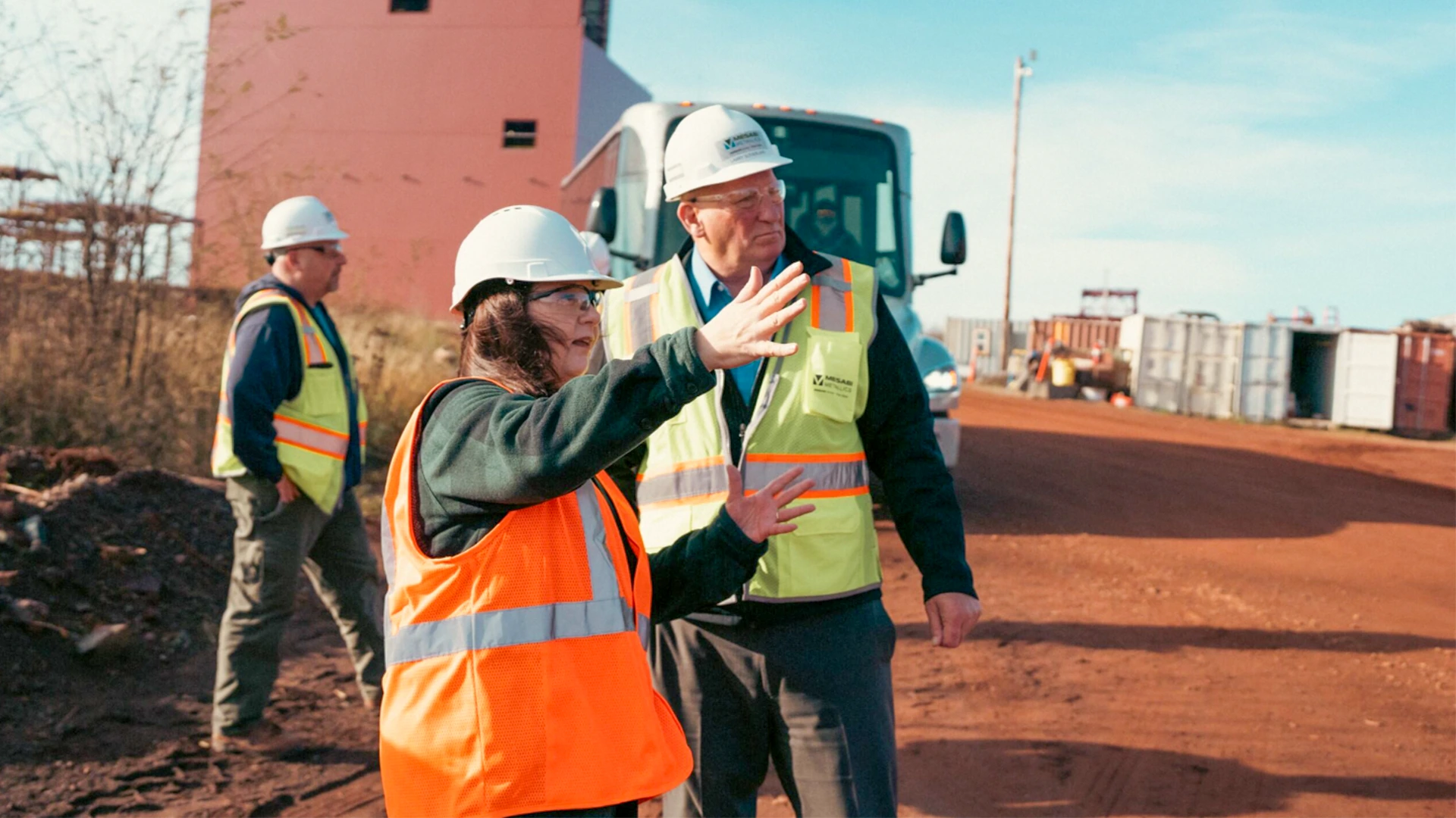 Minnesota State Auditor Julie Blaha Visits Mesabi Metallics, Tours Construction Progress