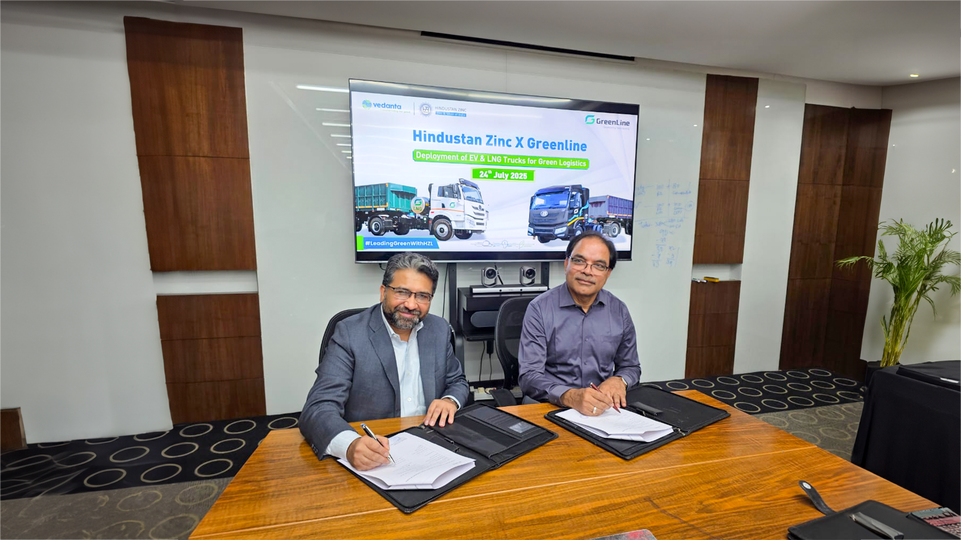 Hindustan Zinc deepens partnership with GreenLine Mobility to deploy EV and LNG Trucks for Green Logistics